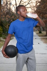 Hydration is very important to prevent cramps and lactic acid build up.